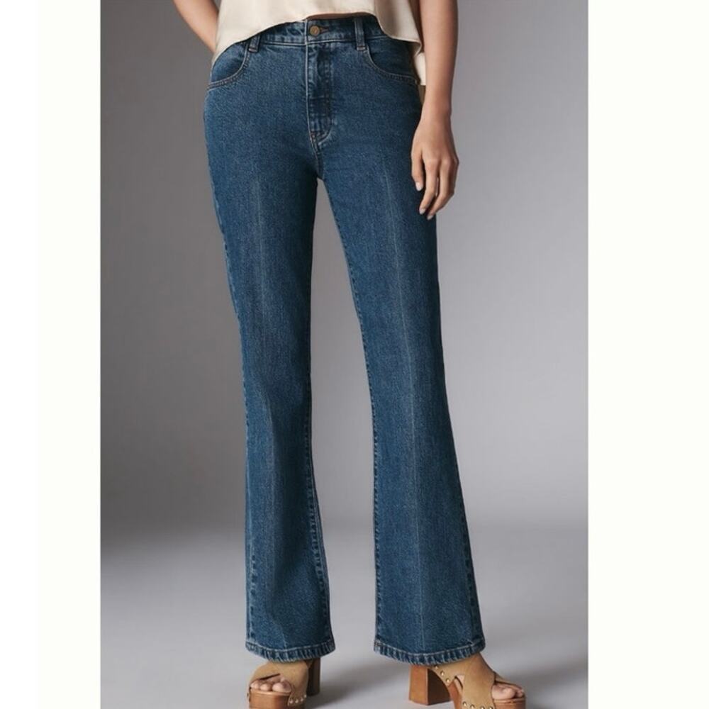 Pilcro Bootcut Flare Jeans Medium Wash Denim Blue Women's Size 26